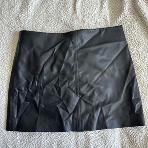 H&M pleather skirt